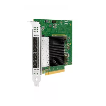 Hewlett Packard Enterprise Intel E810-XXVDA4 - tīkla adapteris - PCIe 4,0 x16 - 25 Gigabit SFP28 x 4 - paredzēts Edgeline e920, ProLiant DL20 Gen10, DL325 Gen10, DL345 Gen10, DL360 Gen10