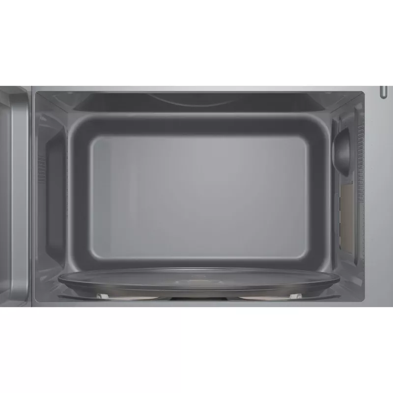 Iebūvējamā solo mikroviļņu krāsns Bosch BFL523MW3, 800 W, 20 L, balta, skārienvadība un rotācijas vadība
