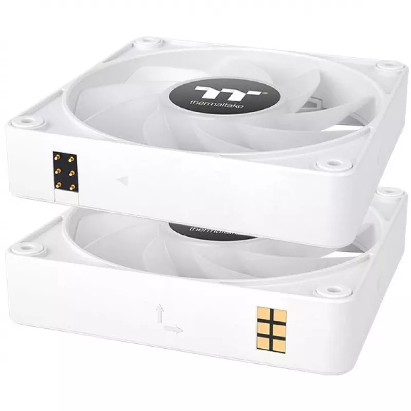 Ventilators Thermaltake CT140 EX Reverse ARGB Sync PC dzesēšanas ventilators balts (3 ventilatori iepakojumā)