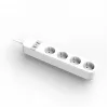 Viedā strāvas sadalītājs Gembird TSL-PS-S4U-01-W 4 maiņstrāvas kontaktligzdas 3880 W Balts