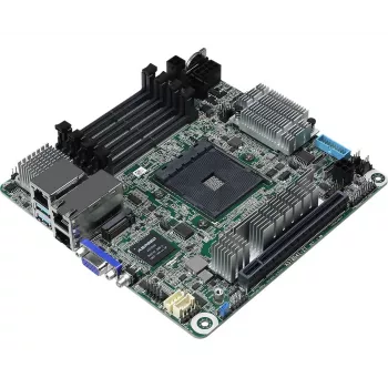 ASRock X570D4I-2T mātesplate AMD X570 ligzda AM4 Mini ITX