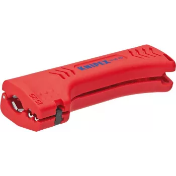 Knipex 16 90 130 SB Kabeļu apvalka noņēmējs, piemērots apaļiem kabeļiem, mitrumizturīgiem kabeļiem 8 līdz 13 mm 1.5 līdz 2.5 mm²