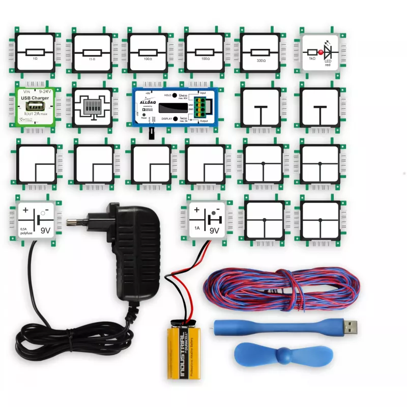 Power Meter Set ALLNET BrickRknowledge ALL-BRICK-0696 — instrukcija vācu valodā