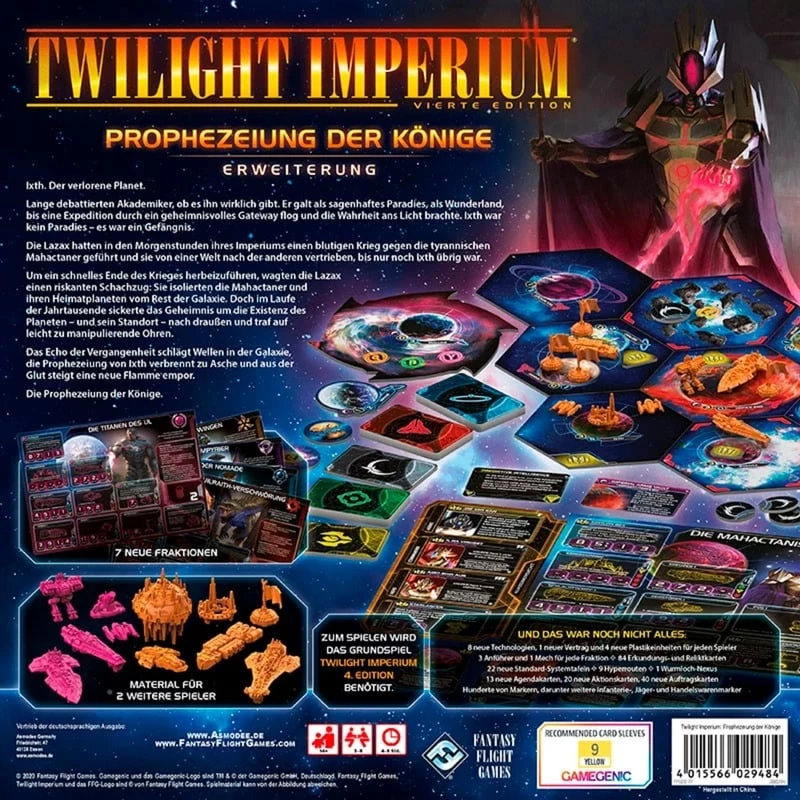 Twilight Imperium 4.Edition - Prophecy of Kings, galda spēles paplašinājums