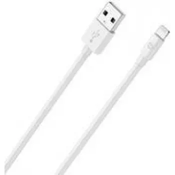 Mobilā tālruņa kabelis RealPower 385240 2m USB A Lightning Balts