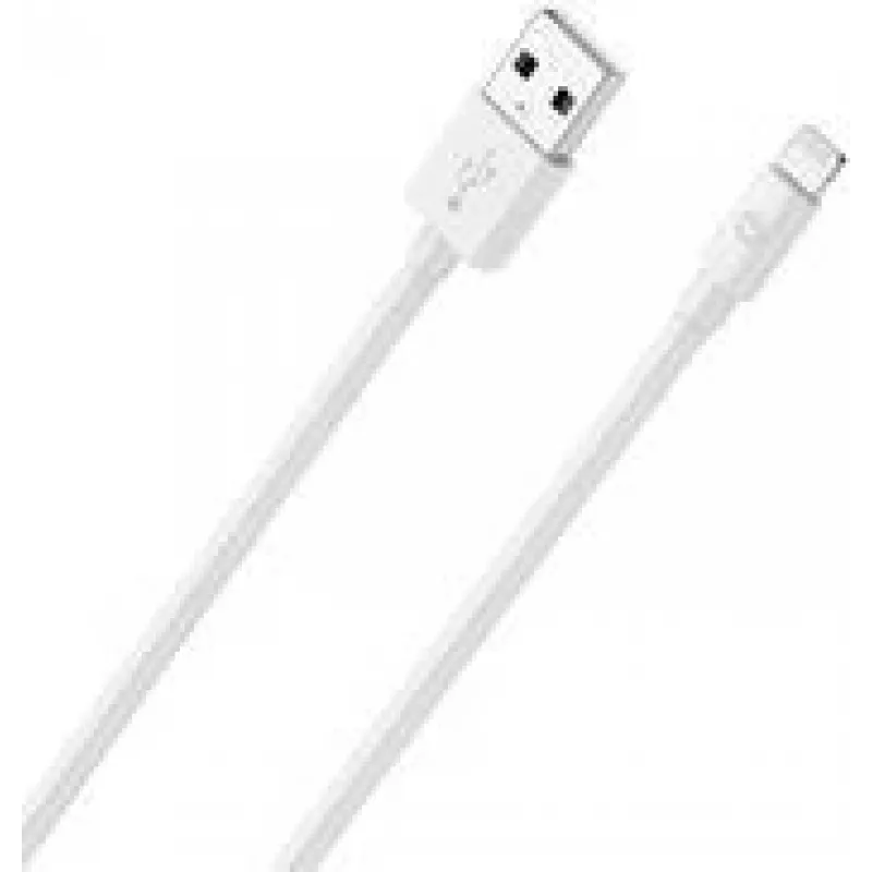 Mobilā tālruņa kabelis RealPower 385240 2m USB A Lightning Balts