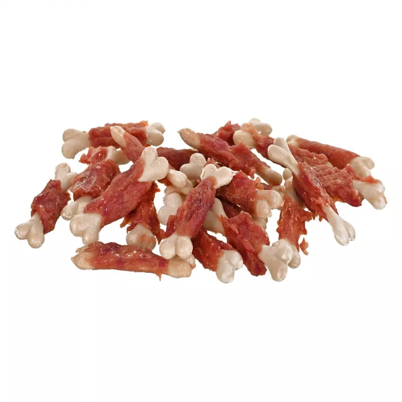 Suņu kārumi PETITTO pīles un kalcija kubiņi, 500 g — dabīgi pieaugušu suņu kārumi, olbaltumvielas 24%, tauki 2,5%