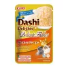 Slapjš kaķu kārums INABA Dashi Delights Delicate Flakes Chicken 40 g — diētisks, 86% mitruma, 12% olbaltumvielu