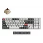 Mehāniskā pilnizmēra tastatūra Keychron Q6 Ultra 8K — USB, RF bezvadu, Bluetooth, RGB, balta