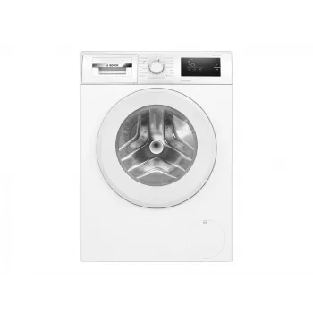 Bosch veļas mašīna | WAN2808LSN | Energoefektivitātes klase A | Priekšējā ielāde | Mazgāšanas ietilpība 8 kg | 1400 RPM | Dziļums 63 cm | Platums 60 cm | Displejs | LED | Tvaika funkcija | Balta