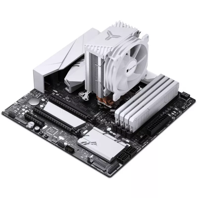 Jonsbo CR-1400 E procesora gaisa dzesētājs, 92 mm, balts