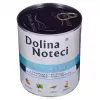 Mitrā suņu barība Dolina Noteci Premium ar jēra gaļu 800 g kanna — bez graudiem, pieaugušiem suņiem, olbaltumvielas 12 %, mitrums 77 %