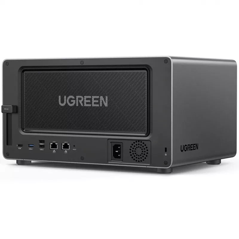 UGREEN NASync DXP8800 Plus 8 nodalījumu NAS 0/8 SATA + 0/2 M.2 SSD, 2x 10GbE, 8 GB RAM