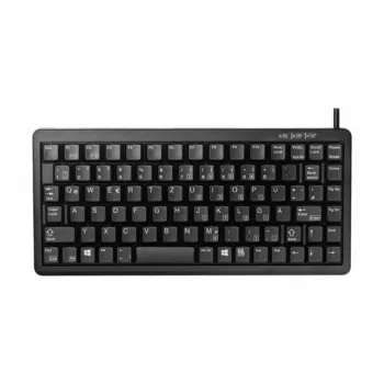 CHERRY Compact , Combo (USB + PS/2), DE tastatūra Office USB + PS/2 QWERTY Melns