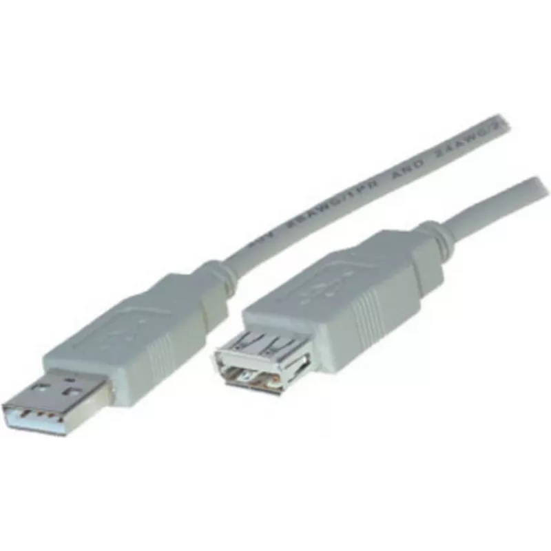 USB kabelis ShiverPeaks BS77122 1,8 m USB 2.0 pelēks