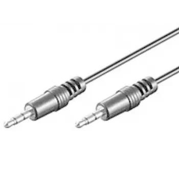 3,5 mm audio kabelis (vīrišķais–vīrišķais) MediaRange MRCS140, 1 m, melns