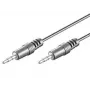 3,5 mm audio kabelis (vīrišķais–vīrišķais) MediaRange MRCS140, 1 m, melns