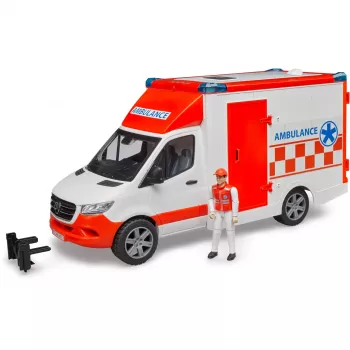 Bruder 1/16 Mercedes-Benz Sprinter Ātrā palīdzība ar šoferi