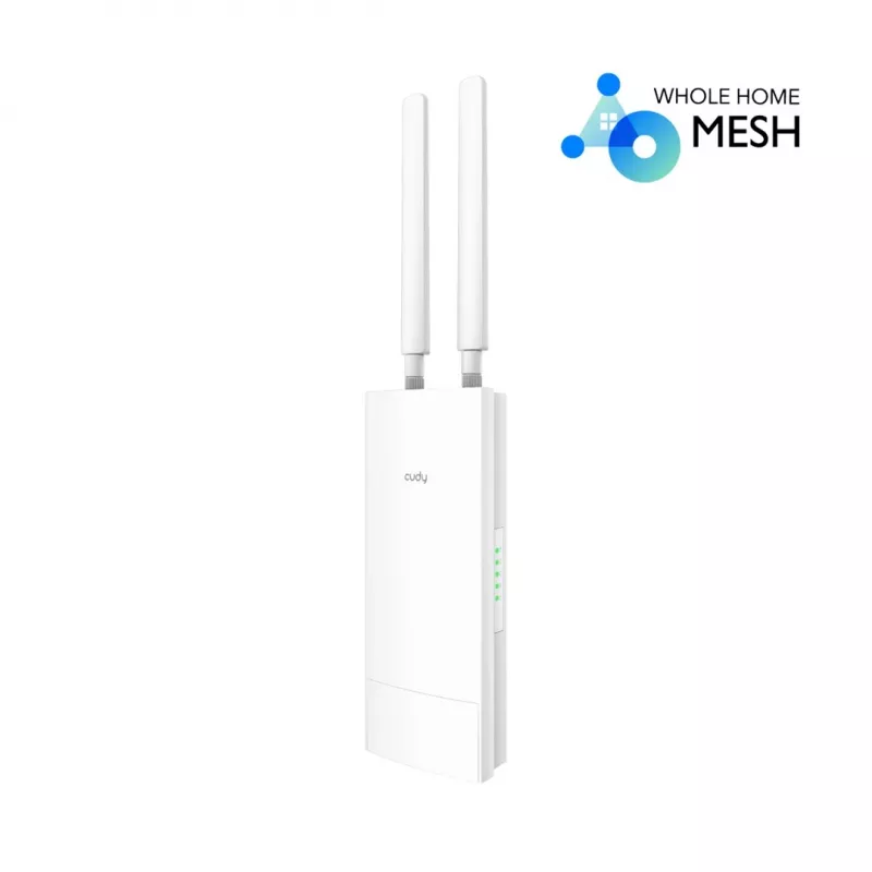 Āra piekļuves punkts Cudy AP3000 Outdoor — Divjoslu 2,4/5 GHz, IP65, PoE, 1x RJ-45, 2× ārējās RP‑SMA antenas