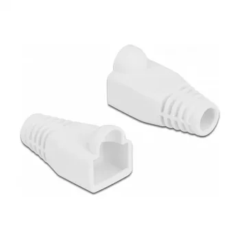 Kabeļa atslogošanas elements DeLOCK 86724 Balts 20 gab.