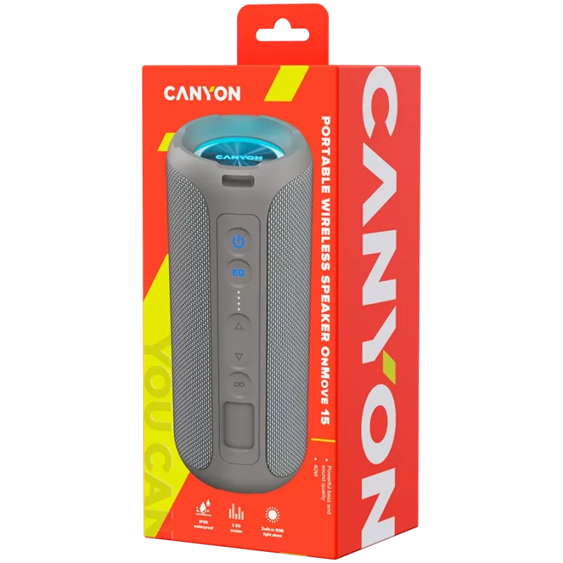 Canyon CNE-CBTSP15BG pārnēsājams skaļrunis smilškrāsā