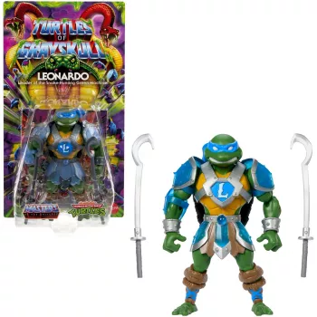 Action figure MATTEL MotU Origins Core Leonardo JBN03 – kolekcionējama 6 collu mēroga, locīklu figūriņa