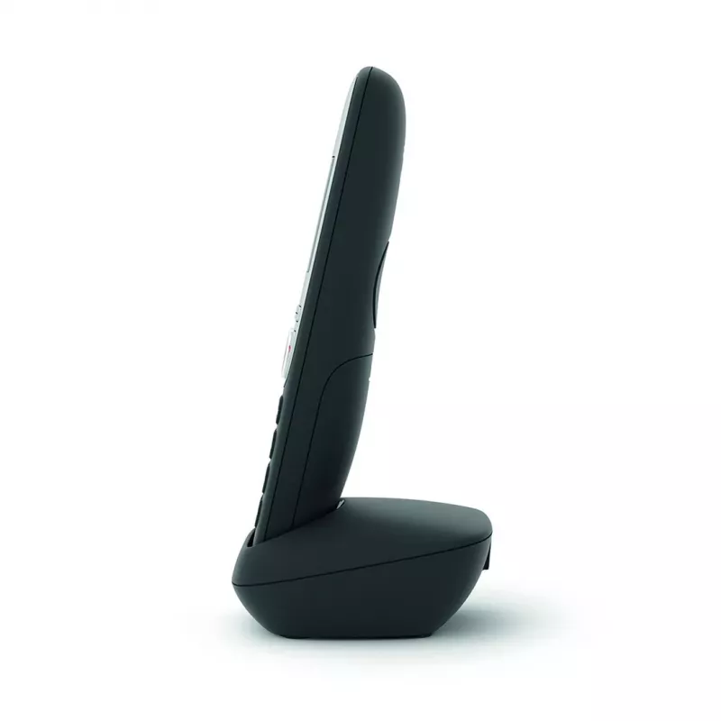 Gigaset A690HX Analog/DECT telefons ar zvanītāja ID, melns, sudrabs