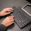 Mini bezvadu tastatūra Tellur TLL491251 Melna kompakts dizains, pārnēsājama izkārtojums