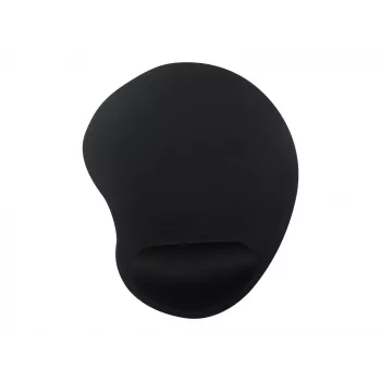Peļu paliktnis GEMBIRD MP-ERGO-01, putu plaukstas balsts, 240×200 mm, 4 mm biezums, melns