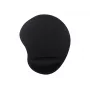 Peļu paliktnis GEMBIRD MP-ERGO-01, putu plaukstas balsts, 240×200 mm, 4 mm biezums, melns
