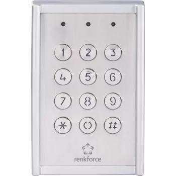 Elektroniska koda slēdzene Renkforce 751624 IP65 ar izgaismotu tastatūru