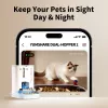 Automātiskā mājdzīvnieku barotava PETKIT YumShare Dual-hopper 2 ar kameru, 5 L ietilpība, ABS un 304 nerūsējošais tērauds, balta