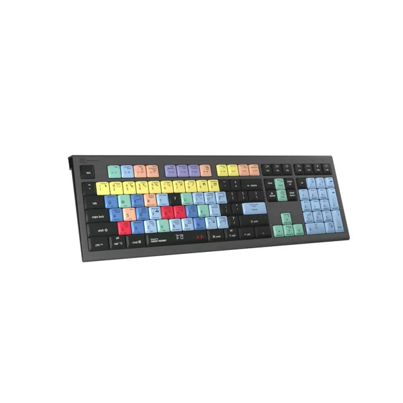 Logickeyboard LKB-CBASE-A2M-UK Klaviatūra Universāla USB QWERTY Apvienotās Karalistes angļu Melna