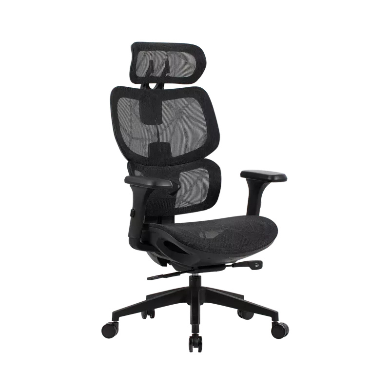 Onex Gaming Biroja krēsls | Ventra Premium siets | melns