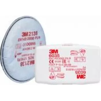 3M 6035 respiratora piederums Daļiņu filtrs 80 gab.