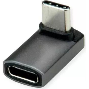 ROLINE USB4 40G Type C Adapter ST/BU 90° wide Alu (12.03.2934)