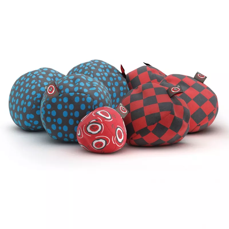 Crossboule Set Downtown, veiklības spēle zila/sarkana