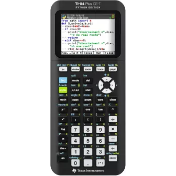 Grafiku kalkulators Texas Instruments TI-84 Plus CE-T Python Edition – krāsains displejs, Python atbalsts