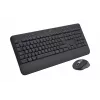 Logitech Signature MK650 for Business - Tastatūras un peles komplekts - Bezvadu - 2,4 GHz, Bluetooth LE - QWERTY - Spāņu - Grafīts