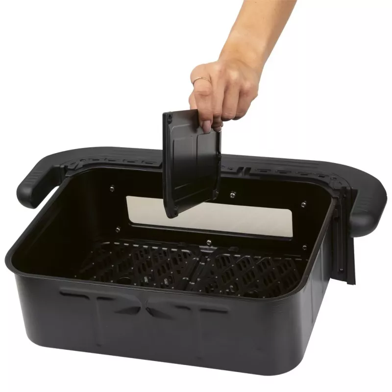 ProfiCook PC-FR 1313 H dubultā karstā gaisa friteris, 10 L, 2400 W, melns/nerūsējošais tērauds