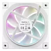 12 cm korpusa ventilators DeepCool FL12 WH — 3 gab. komplekts, 120×120×25 mm, 2150 RPM, 55 CFM, Fluid Dynamic Bearing, PWM, multi-LED, 4-pin