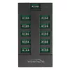 Delock - RGB LED gaismas centrs - 10 porti - Melns (64128)