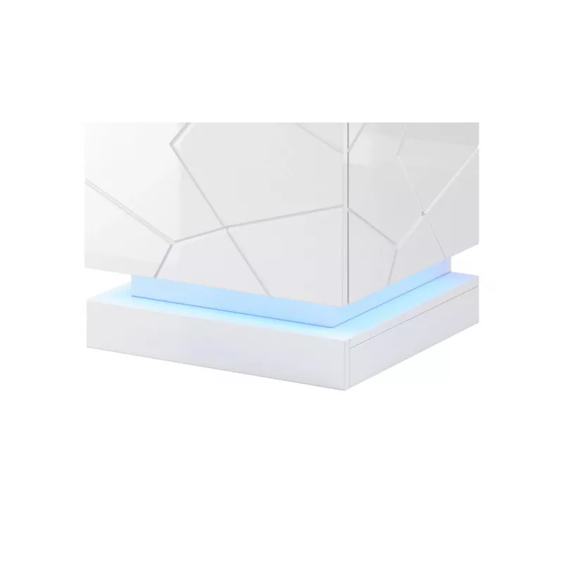 Naktsgaldiņa apgaismojums cama meble QIU, 2 gab., RGB, virsmas montāža, maiņstrāvas barošana