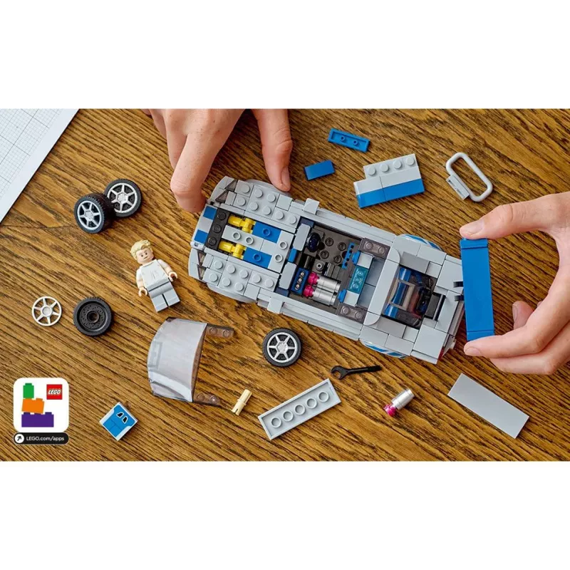LEGO 76917 Speed Champions 2 Fast 2 Furious Nissan Skyline GT-R (R34) Auto rotaļlieta