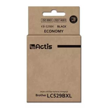 Tintes kārtridžs ACTIS KB-529Bk saderīgs Brother, pigmenta melns, 58 ml, standarta ienesīgums, viena iepakojumā