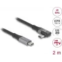 USB kabelis DeLOCK 81132 2m USB C melns 20 Gbit/s
