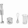 Rokas blenderis, 1200W, CB, balts, tīģerzobu griezējs, putotājs, virtuves kombains, krūze