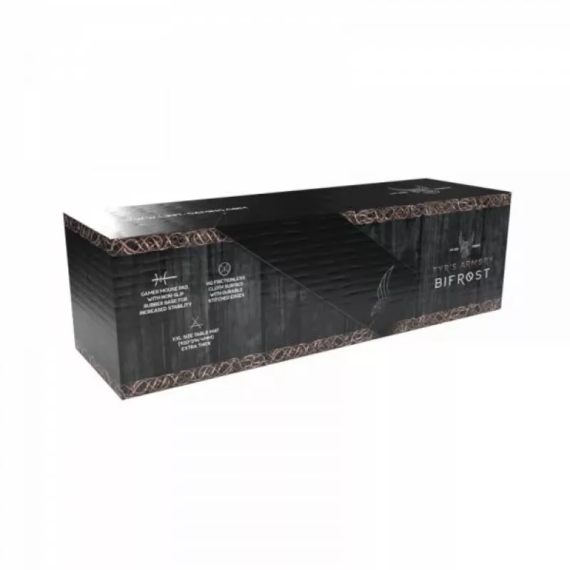 L33T Gaming 160404 Bifrost XXL Gaming mousepad, Fast surface. 920 x 294 x 4 mm, Melns