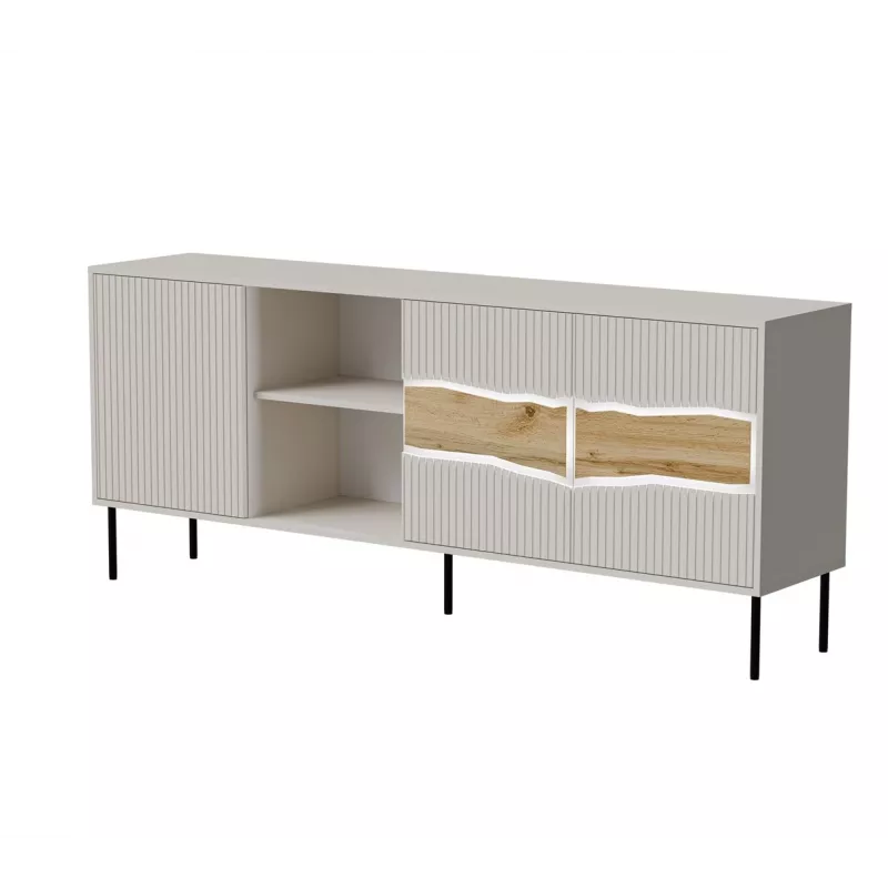 Cama INSERTO 3D1W kumode 190x40x80 kašmira + LED