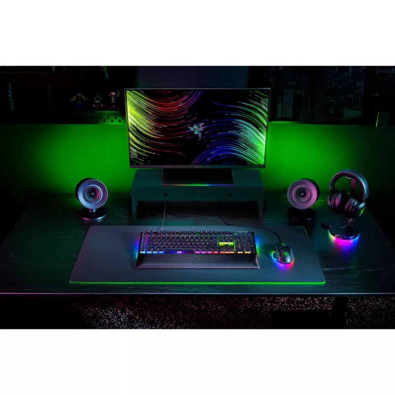 Razer MelnsWidow V4 - dzeltena Switch Linear - mehāniskā spēļu tastatūra